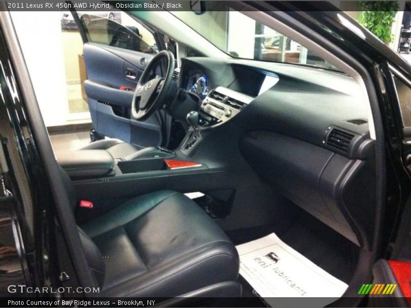 Obsidian Black / Black 2011 Lexus RX 450h AWD Hybrid