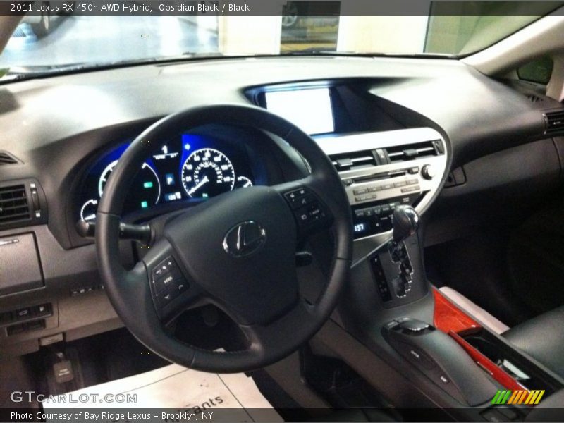 Obsidian Black / Black 2011 Lexus RX 450h AWD Hybrid
