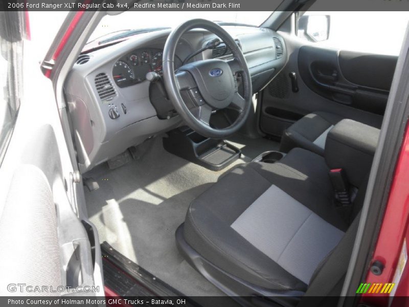  2006 Ranger XLT Regular Cab 4x4 Medium Dark Flint Interior