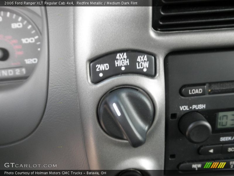 Controls of 2006 Ranger XLT Regular Cab 4x4