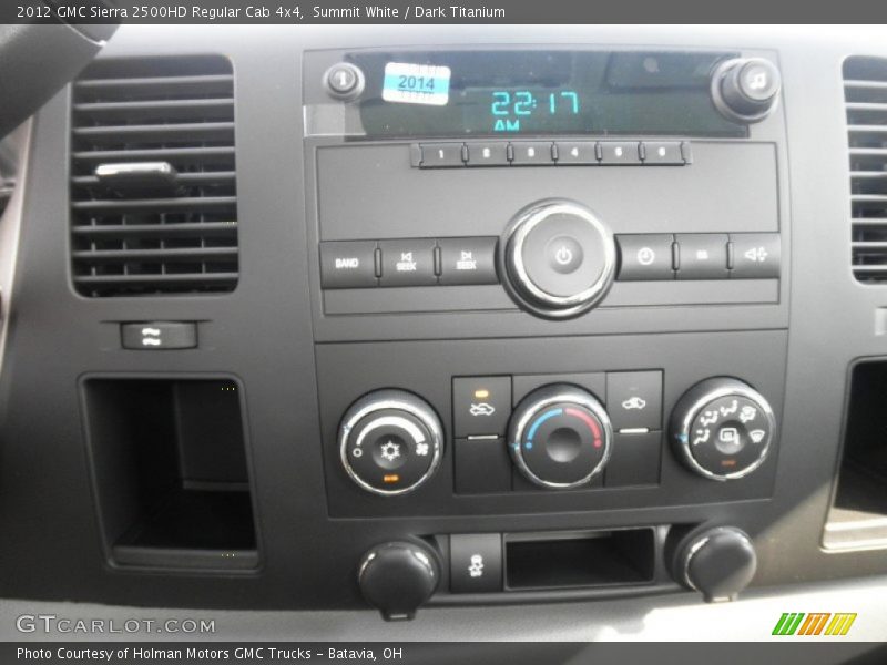 Summit White / Dark Titanium 2012 GMC Sierra 2500HD Regular Cab 4x4