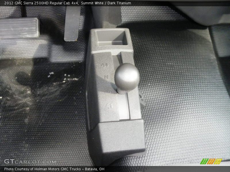 Summit White / Dark Titanium 2012 GMC Sierra 2500HD Regular Cab 4x4