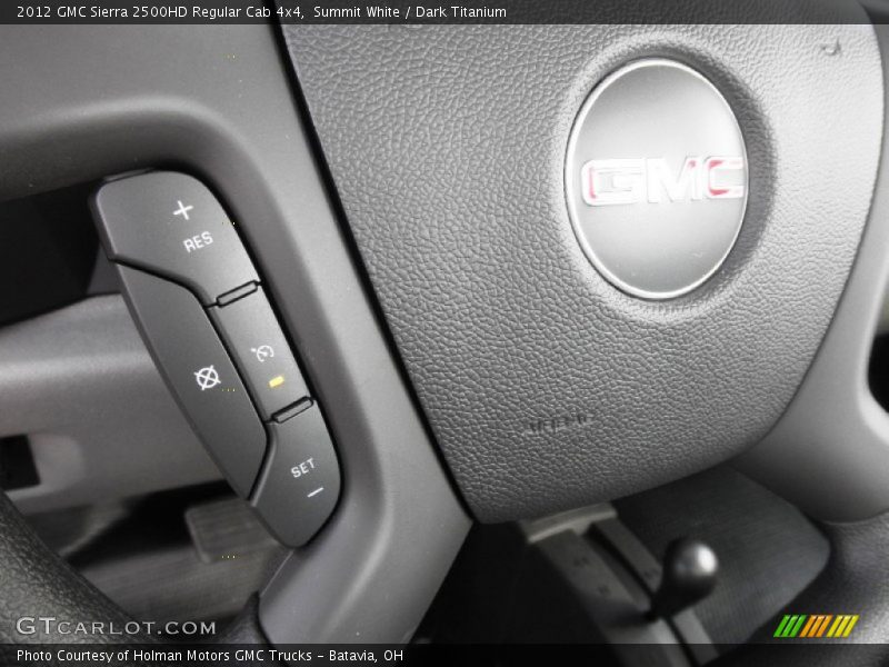 Summit White / Dark Titanium 2012 GMC Sierra 2500HD Regular Cab 4x4