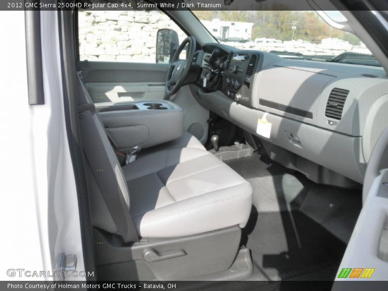 Summit White / Dark Titanium 2012 GMC Sierra 2500HD Regular Cab 4x4