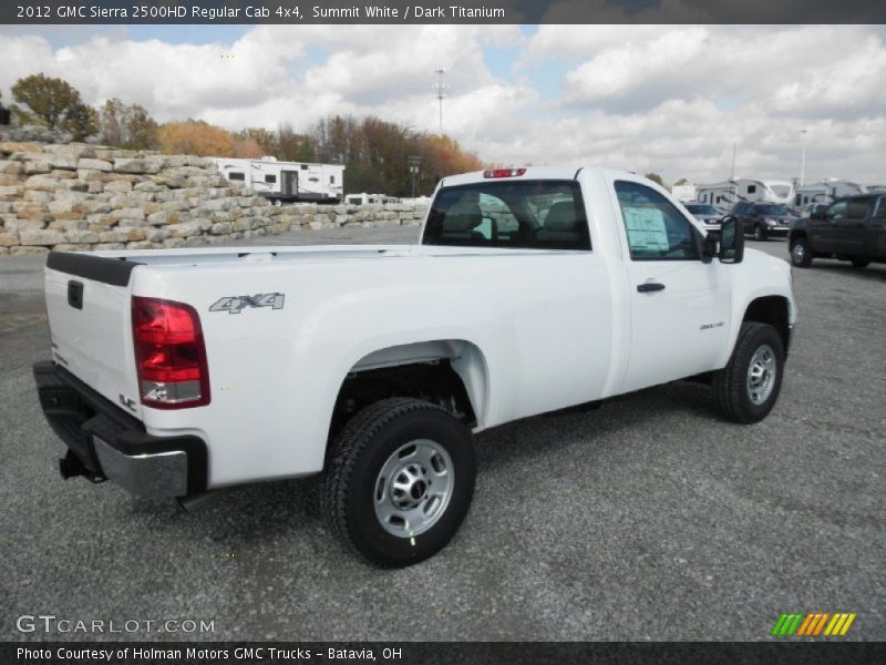  2012 Sierra 2500HD Regular Cab 4x4 Summit White