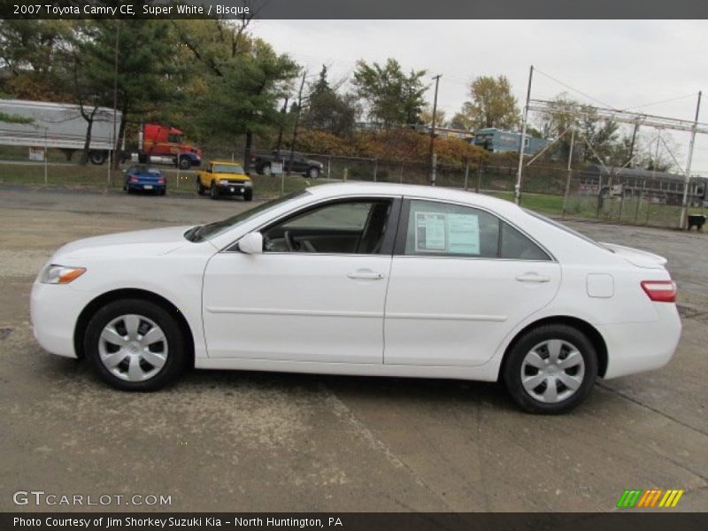 Super White / Bisque 2007 Toyota Camry CE