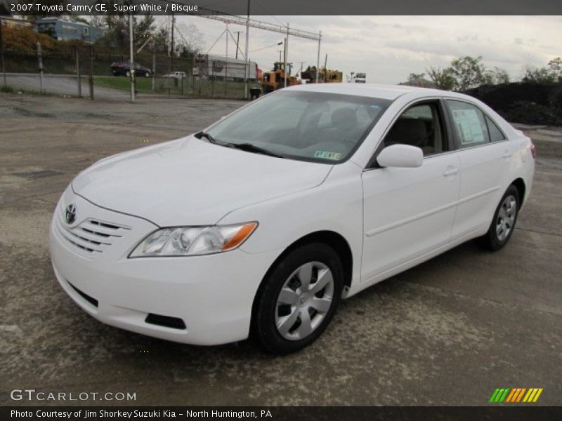 Super White / Bisque 2007 Toyota Camry CE