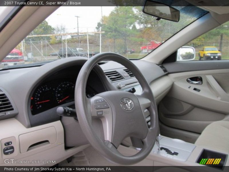 Super White / Bisque 2007 Toyota Camry CE