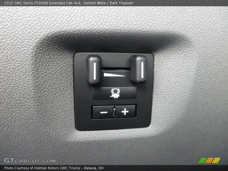 Summit White / Dark Titanium 2012 GMC Sierra 2500HD Extended Cab 4x4