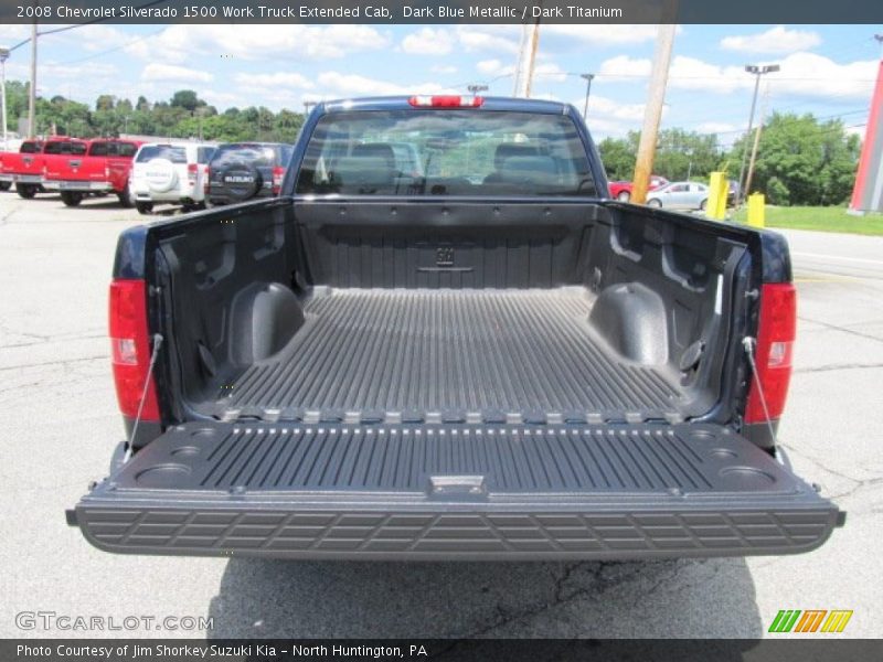 Dark Blue Metallic / Dark Titanium 2008 Chevrolet Silverado 1500 Work Truck Extended Cab