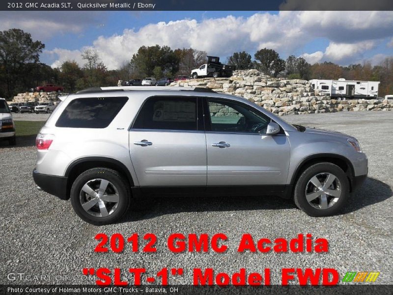 Quicksilver Metallic / Ebony 2012 GMC Acadia SLT