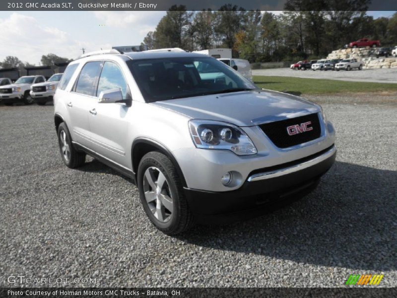 Quicksilver Metallic / Ebony 2012 GMC Acadia SLT