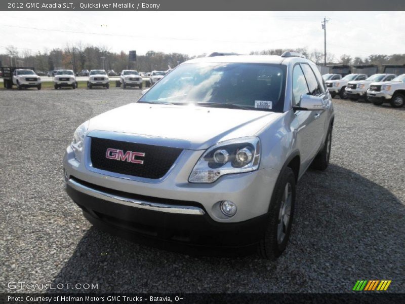 Quicksilver Metallic / Ebony 2012 GMC Acadia SLT