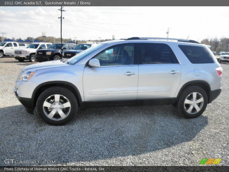 Quicksilver Metallic / Ebony 2012 GMC Acadia SLT