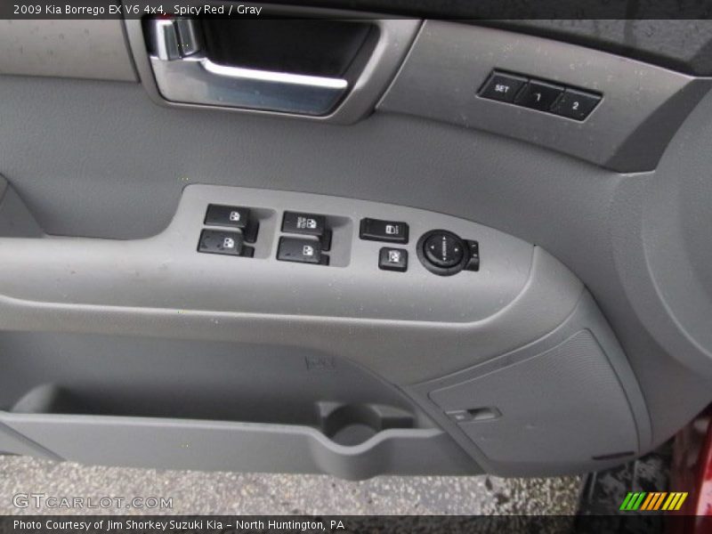 Spicy Red / Gray 2009 Kia Borrego EX V6 4x4