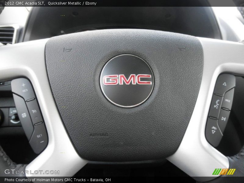 Quicksilver Metallic / Ebony 2012 GMC Acadia SLT