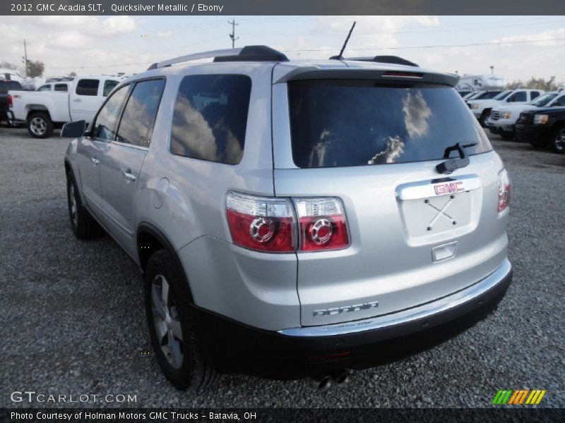 Quicksilver Metallic / Ebony 2012 GMC Acadia SLT