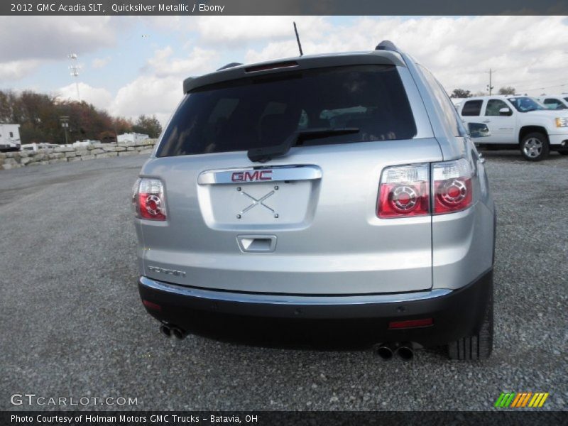 Quicksilver Metallic / Ebony 2012 GMC Acadia SLT