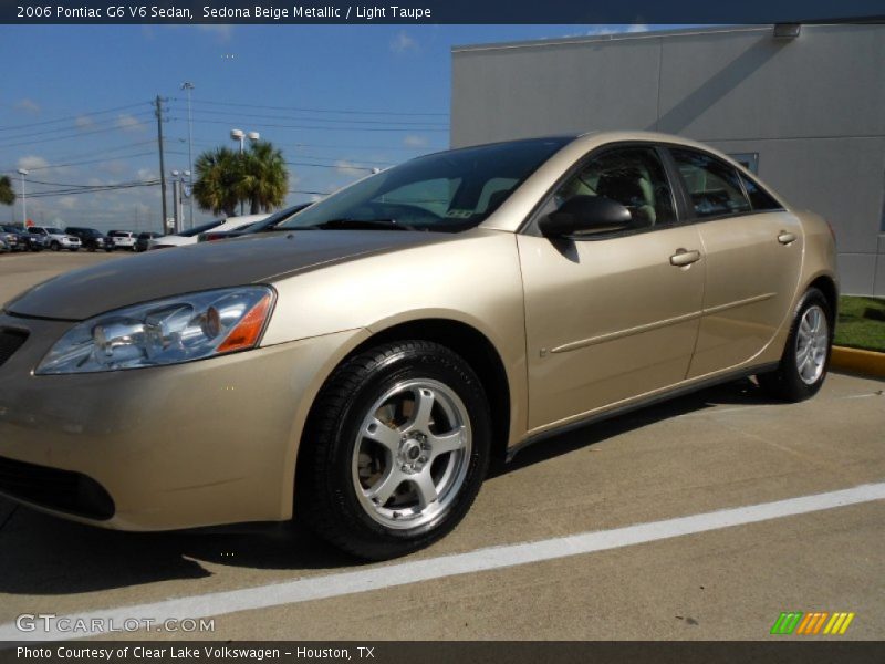 Sedona Beige Metallic / Light Taupe 2006 Pontiac G6 V6 Sedan