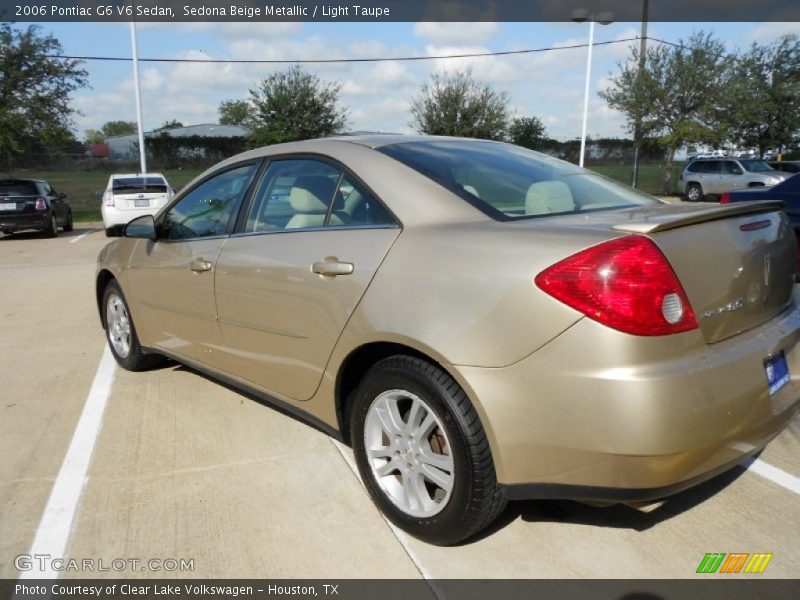 Sedona Beige Metallic / Light Taupe 2006 Pontiac G6 V6 Sedan