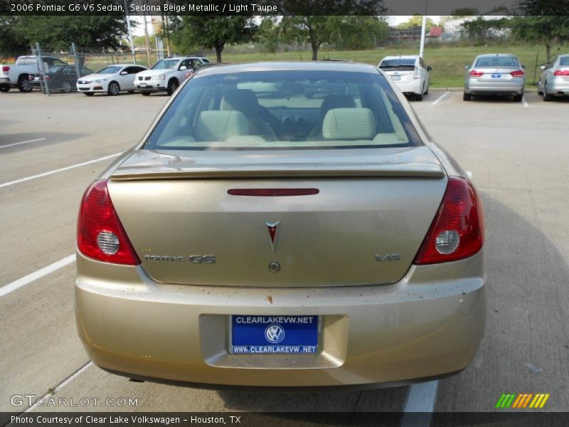 Sedona Beige Metallic / Light Taupe 2006 Pontiac G6 V6 Sedan