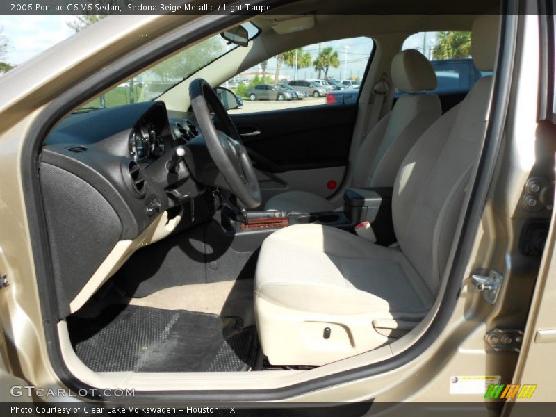 Sedona Beige Metallic / Light Taupe 2006 Pontiac G6 V6 Sedan