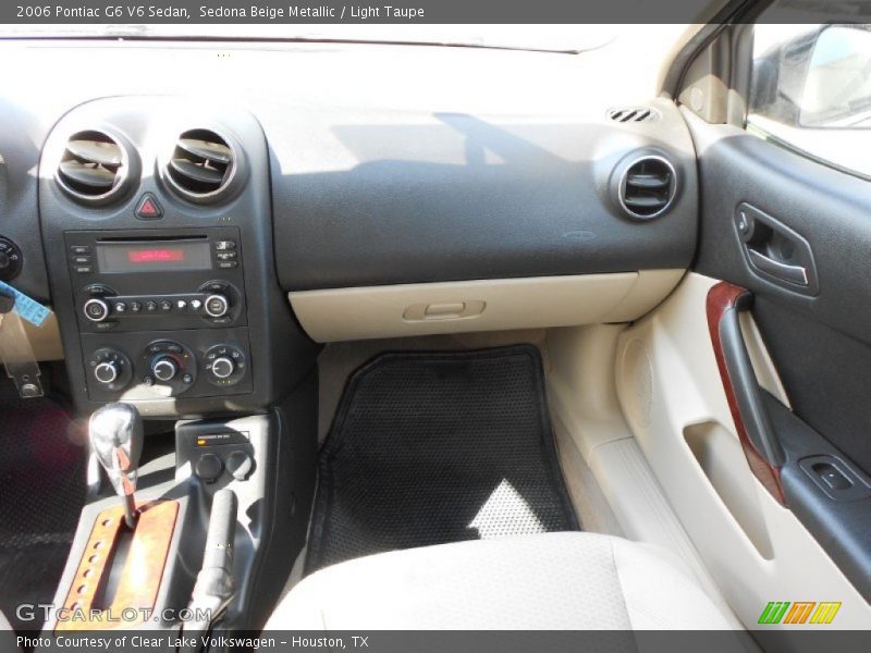 Sedona Beige Metallic / Light Taupe 2006 Pontiac G6 V6 Sedan