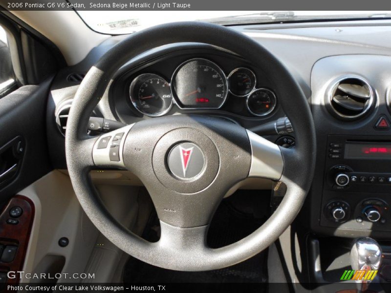 Sedona Beige Metallic / Light Taupe 2006 Pontiac G6 V6 Sedan