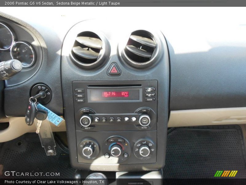 Sedona Beige Metallic / Light Taupe 2006 Pontiac G6 V6 Sedan