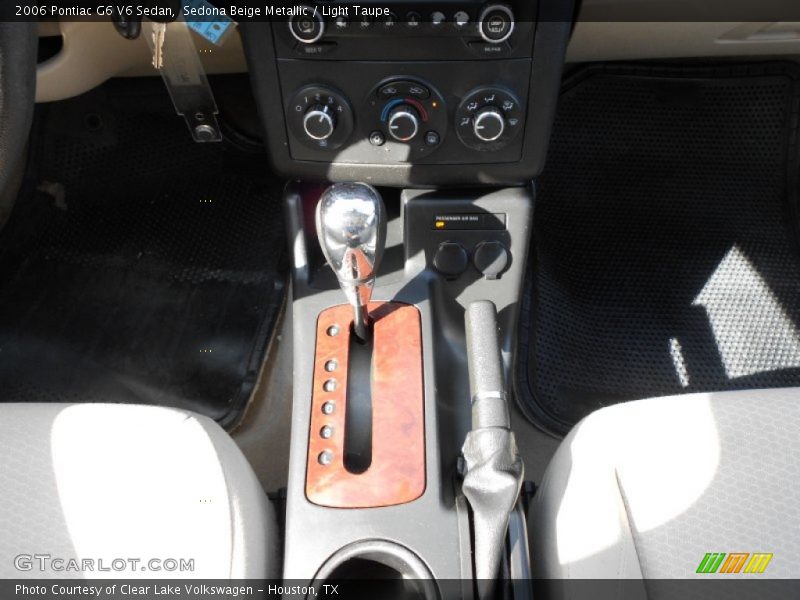 Sedona Beige Metallic / Light Taupe 2006 Pontiac G6 V6 Sedan