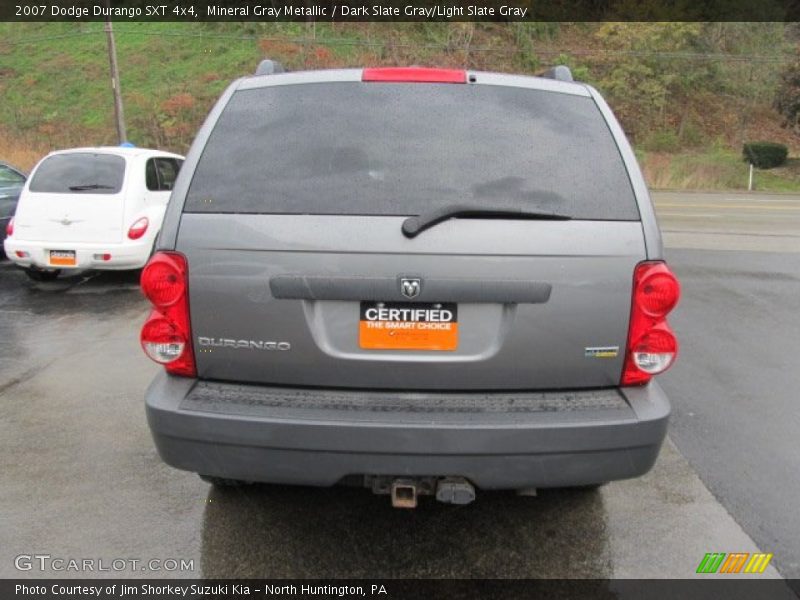 Mineral Gray Metallic / Dark Slate Gray/Light Slate Gray 2007 Dodge Durango SXT 4x4