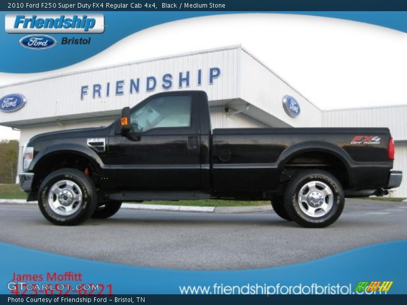 Black / Medium Stone 2010 Ford F250 Super Duty FX4 Regular Cab 4x4