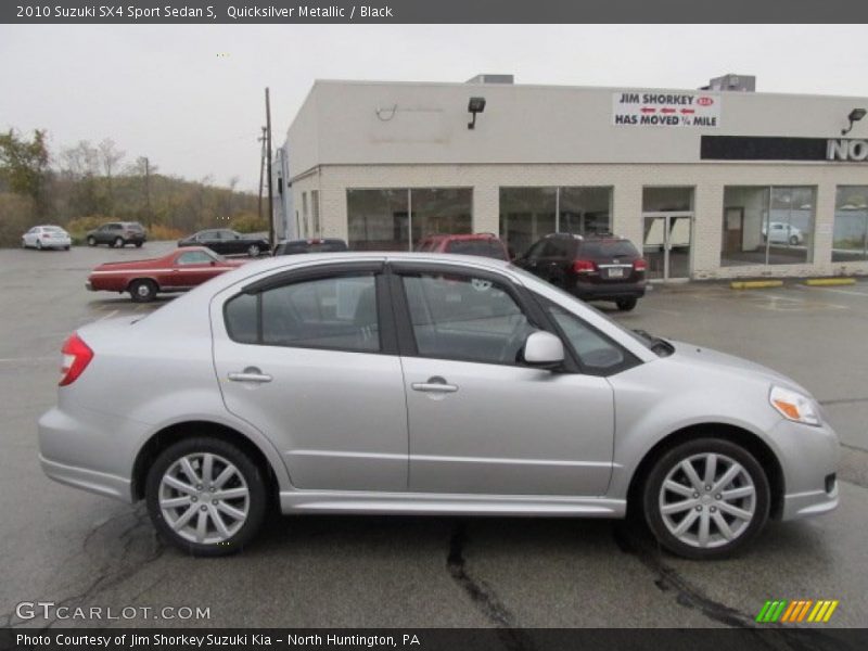 Quicksilver Metallic / Black 2010 Suzuki SX4 Sport Sedan S