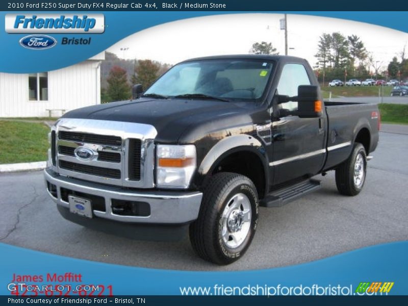 Black / Medium Stone 2010 Ford F250 Super Duty FX4 Regular Cab 4x4
