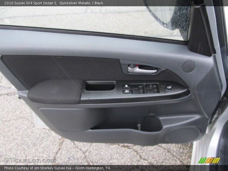 Quicksilver Metallic / Black 2010 Suzuki SX4 Sport Sedan S