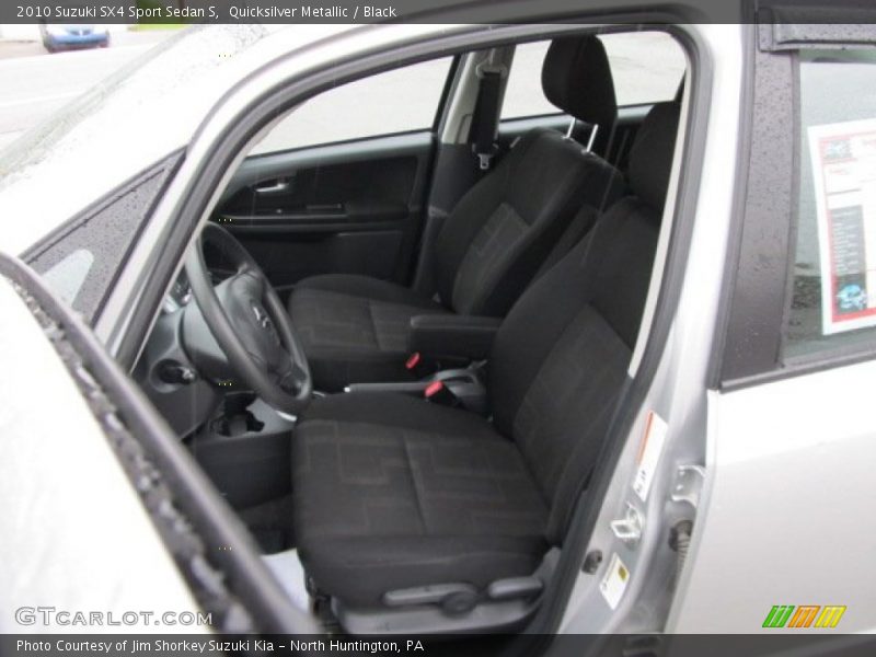 Quicksilver Metallic / Black 2010 Suzuki SX4 Sport Sedan S