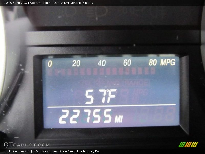 Quicksilver Metallic / Black 2010 Suzuki SX4 Sport Sedan S