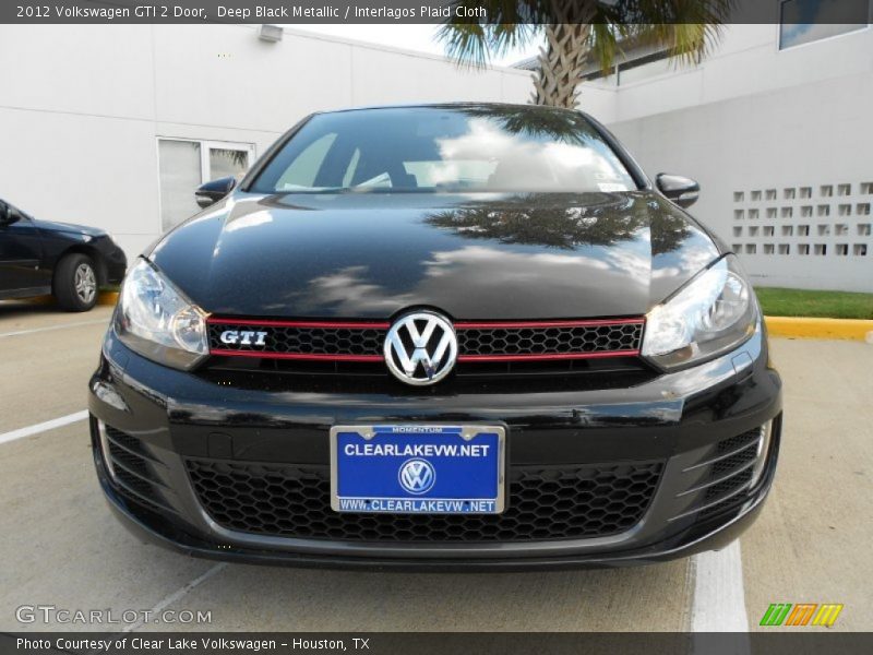 Deep Black Metallic / Interlagos Plaid Cloth 2012 Volkswagen GTI 2 Door