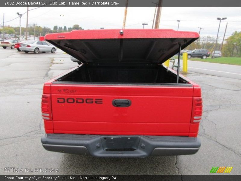 Flame Red / Dark Slate Gray 2002 Dodge Dakota SXT Club Cab