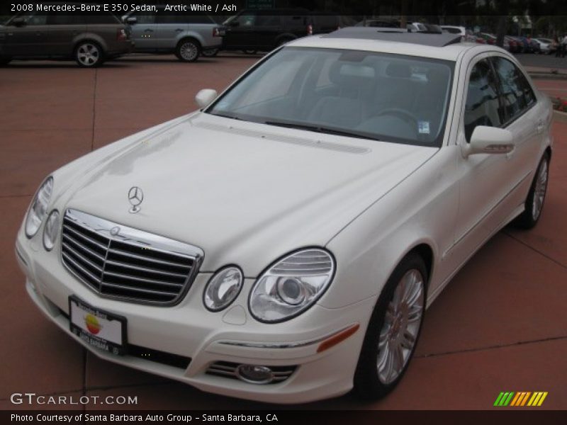 Arctic White / Ash 2008 Mercedes-Benz E 350 Sedan