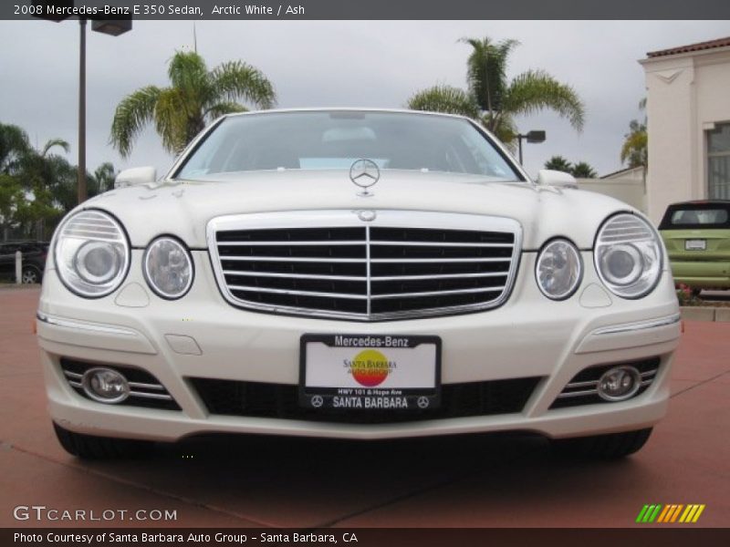Arctic White / Ash 2008 Mercedes-Benz E 350 Sedan