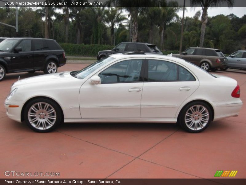 Arctic White / Ash 2008 Mercedes-Benz E 350 Sedan