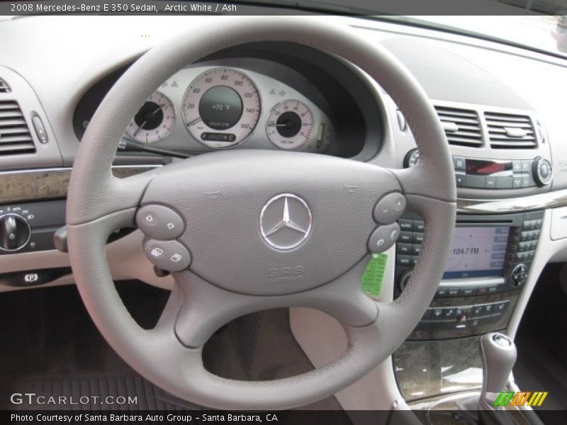Arctic White / Ash 2008 Mercedes-Benz E 350 Sedan