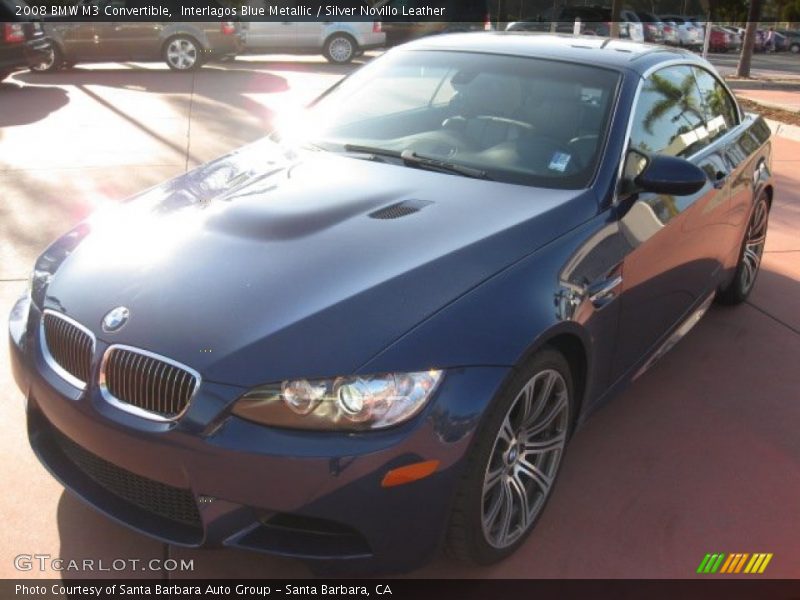 Interlagos Blue Metallic / Silver Novillo Leather 2008 BMW M3 Convertible