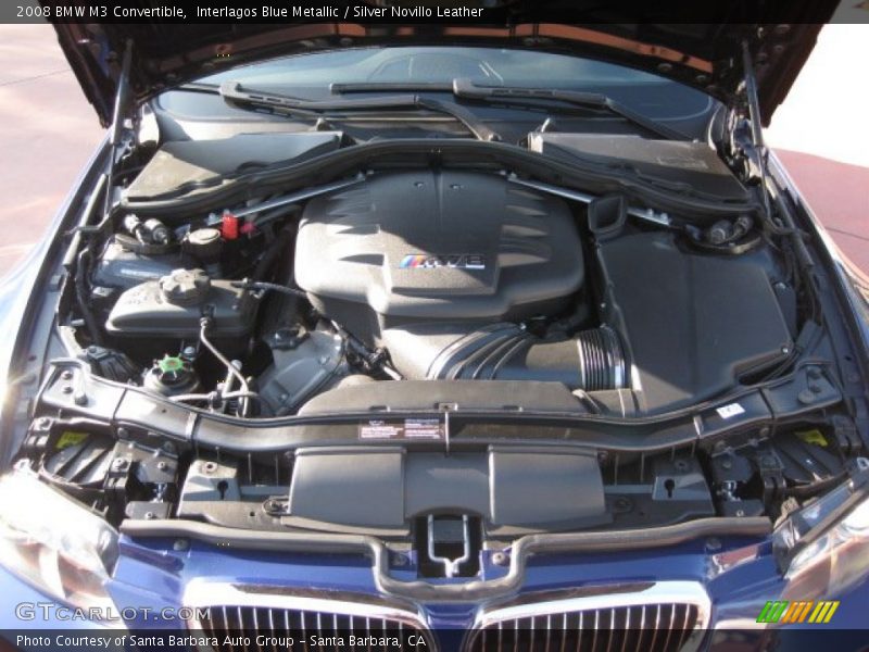 Interlagos Blue Metallic / Silver Novillo Leather 2008 BMW M3 Convertible