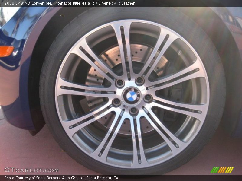 Interlagos Blue Metallic / Silver Novillo Leather 2008 BMW M3 Convertible