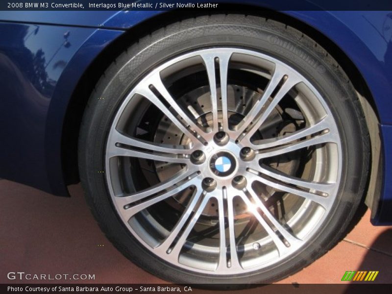 Interlagos Blue Metallic / Silver Novillo Leather 2008 BMW M3 Convertible