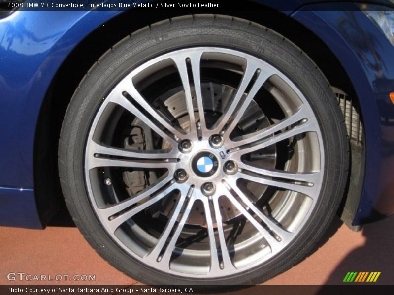Interlagos Blue Metallic / Silver Novillo Leather 2008 BMW M3 Convertible