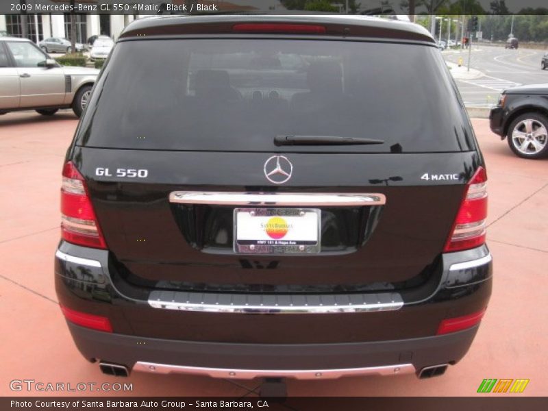 Black / Black 2009 Mercedes-Benz GL 550 4Matic