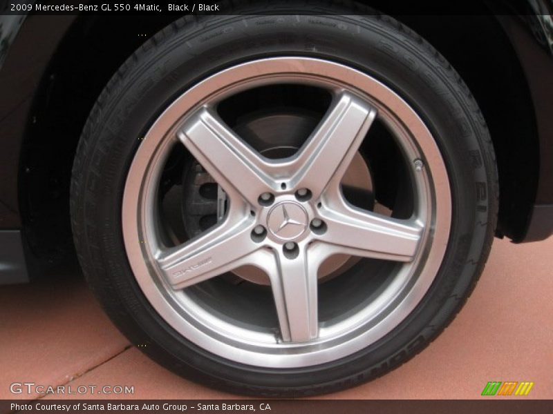 Black / Black 2009 Mercedes-Benz GL 550 4Matic